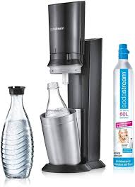 SodaStream Crystal 2.0 Titan Vattenkolsyrare med 3 Glas